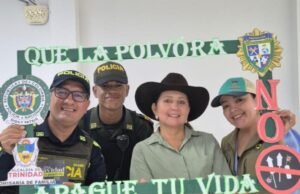 Policía refuerza campaña “Trineo de la Protección” para prevenir el uso de pólvora en menores en Trinidad