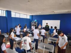 Policía refuerza prevención en instituciones educativas en Nunchía: Casanare
