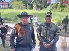 Unidos por la vida: Policía y comunidad rescatan el humedal Villa Victoria en Mitú
