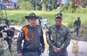 Unidos por la vida: Policía y comunidad rescatan el humedal Villa Victoria en Mitú